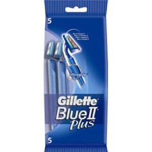 BLUE II PLUS Станки для бритья одноразовые 5 шт
