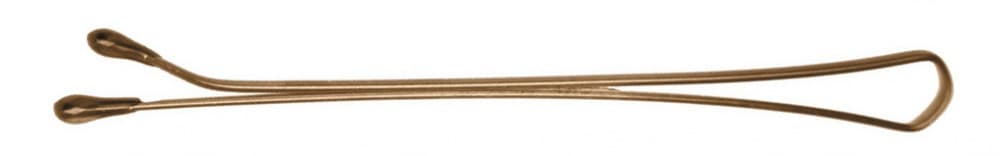 Невидимки 40 мм прямые коричневые SLN40P-3/60 60 шт