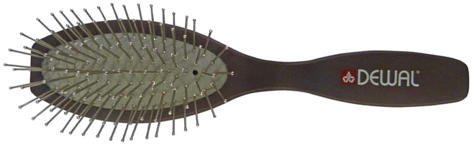 Щетка массажная COFFEE мини металлический штифт 18см BR6402
