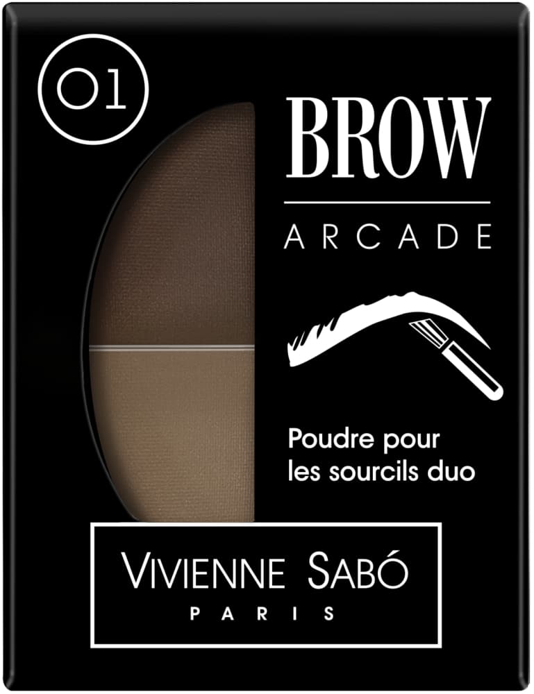 DUO BROW ARCADE Тени для бровей двойные № 1