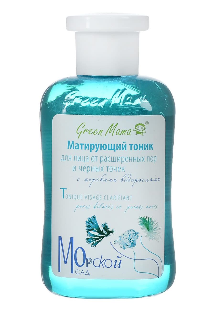МОРСКОЙ САД Матирующий тоник для лица от расширенных пор и чёрных точек 200 мл