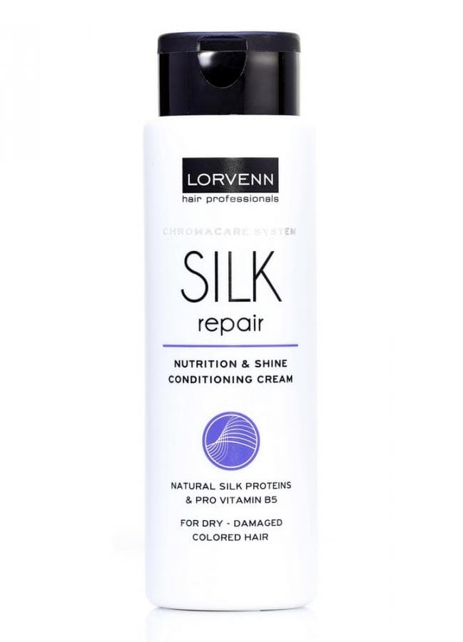 SILK REPAIR Реструктурирующий крем-кондиционер с протеинами шелка для сухих волос 300 мл