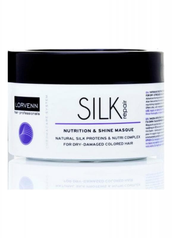 SILK REPAIR Интенсивная реструктурирующиая маска с протеинами шелка для сухих поврежденных окрашенных волос 500 мл