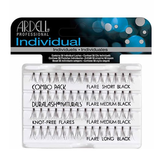 DURALASH NATURALS KNOT-FREE Пучки ресниц безузелковые комбинированные черные