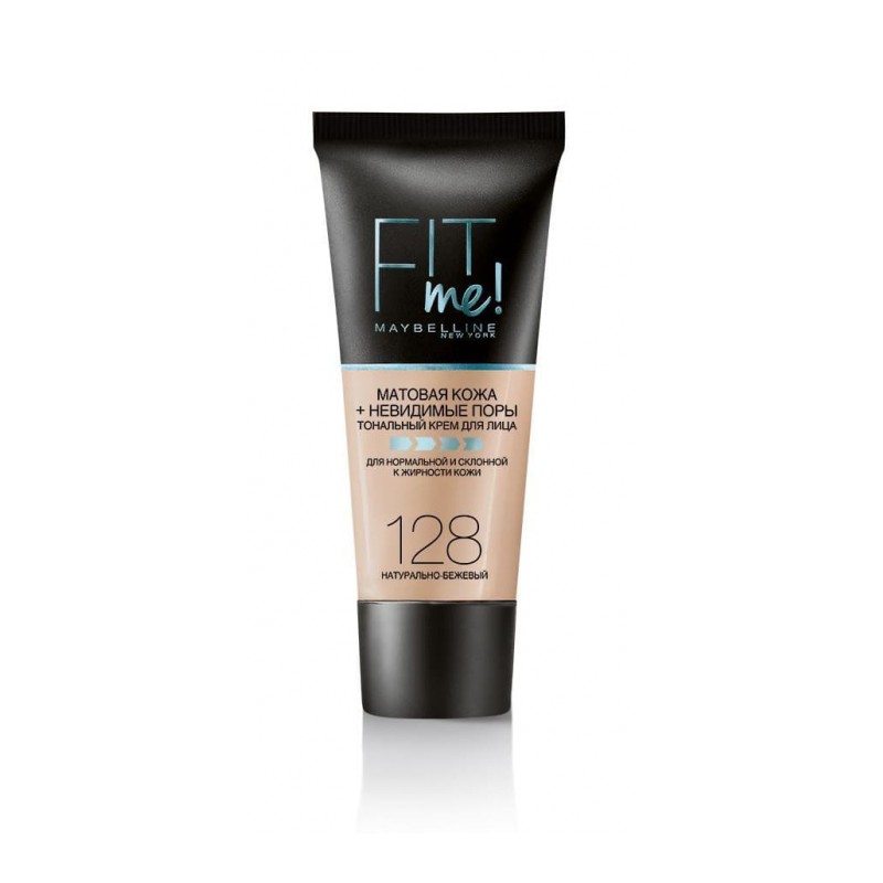 FIT ME! Крем тональный № 128 натурально-бежевый