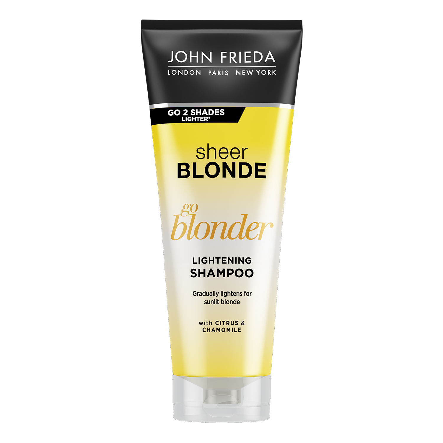 SHEER BLONDE GO BLONDER Шампунь осветляющий для натуральных, мелированных и окрашенных волос 250 мл