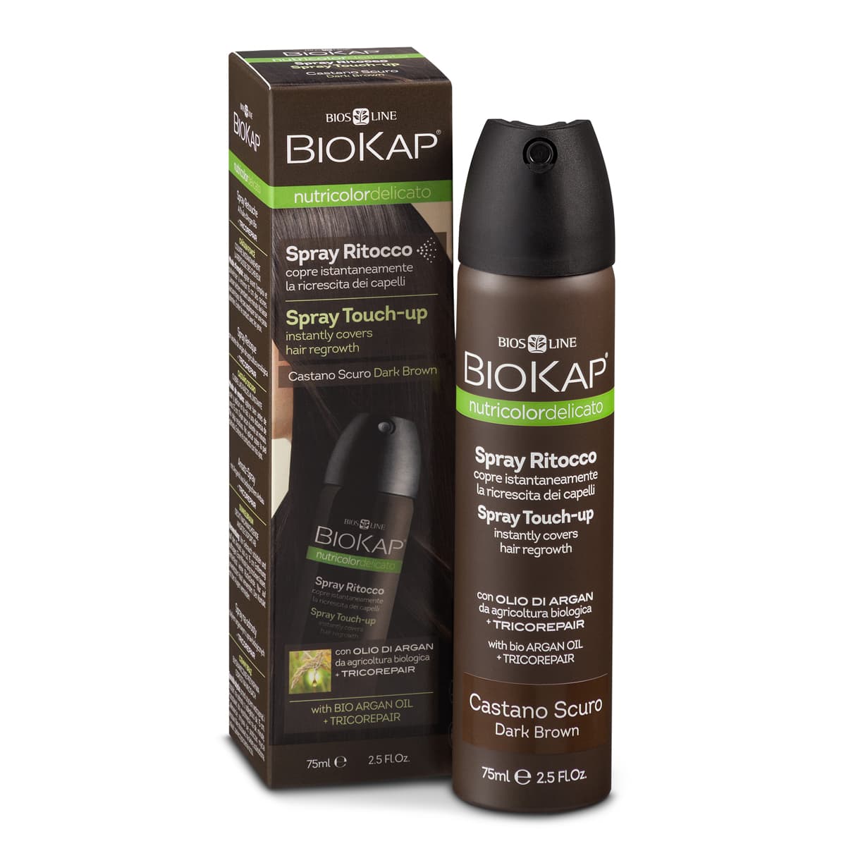 SPRAY RITOCCO Средство оттеночное для закрашивания корней волос Темно-коричневый