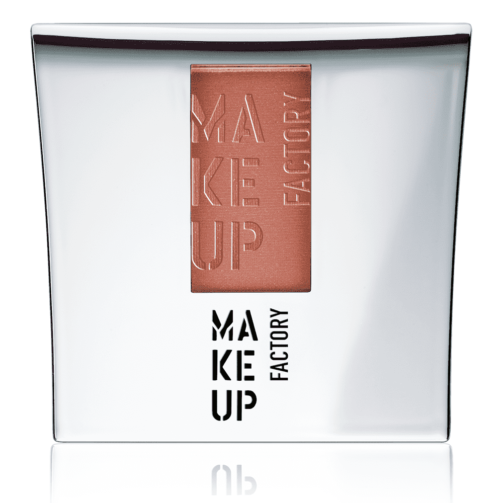 MAKE UP FACTORY Румяна компактные шелковистые Blusher №25 коричневая охра № 25