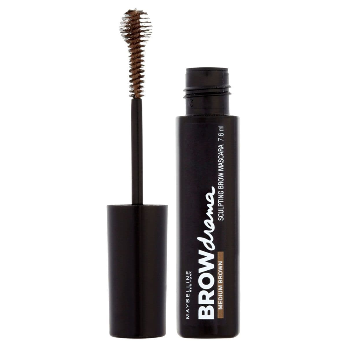 Maybelline NY Тушь д/бровей Brow Drama №02 коричневый Светло-коричневый