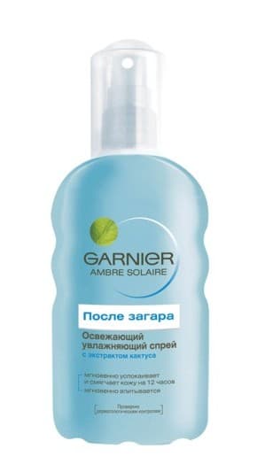 AMBRE SOLAIRE Освежающий увлажняющий спрей после загара 200 мл