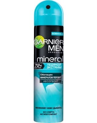 Men Дeо-Спрей Mineral Ледяной Экстрим