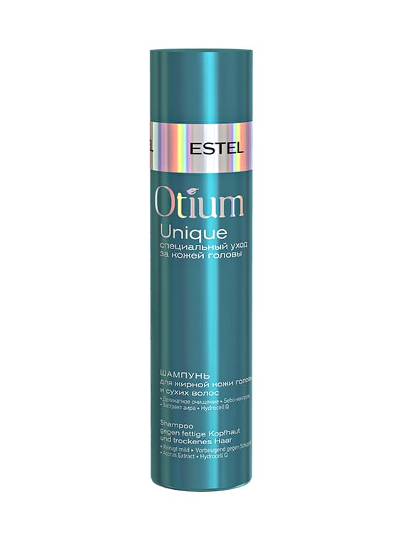 OTIUM UNIQUE Шампунь для жирной кожи головы и сухих волос 250 мл