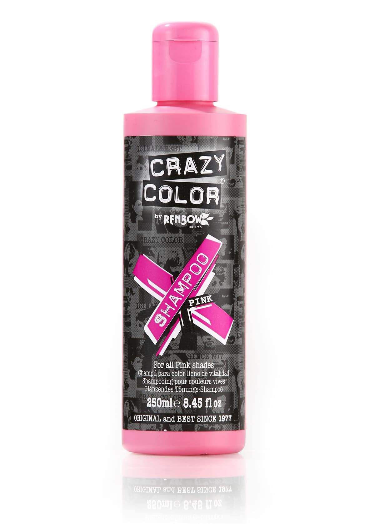 CRAZY COLOR SHAMPOO Шампунь для всех оттенков Розового 250 мл