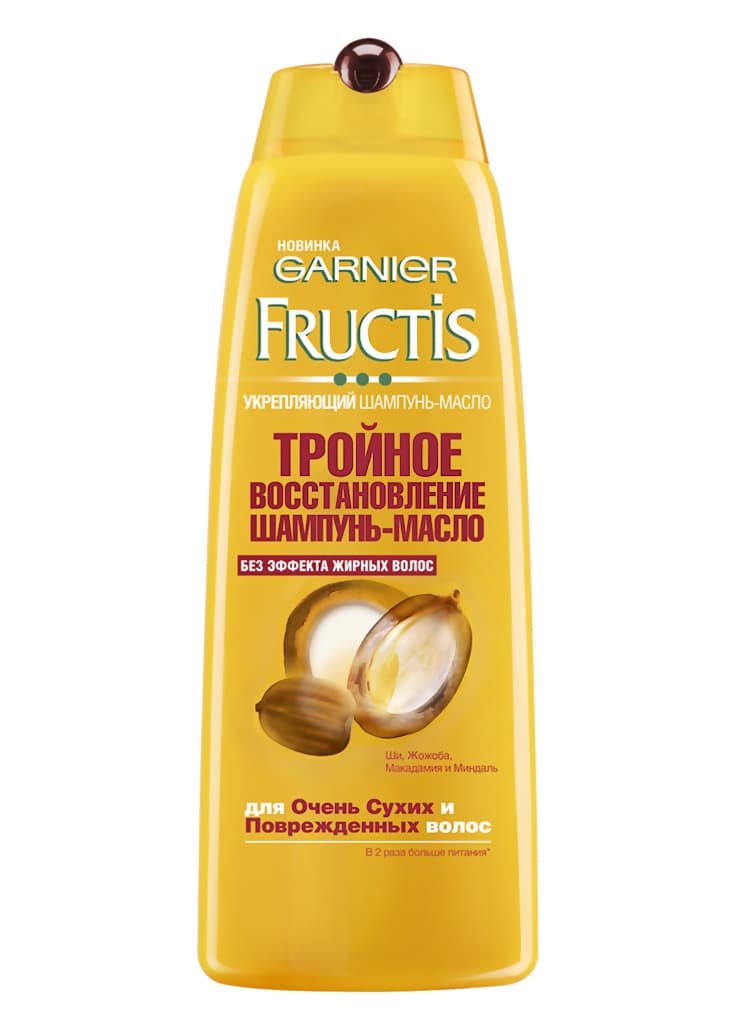 FRUCTIS Шампунь-масло Тройное воостановление 250 мл