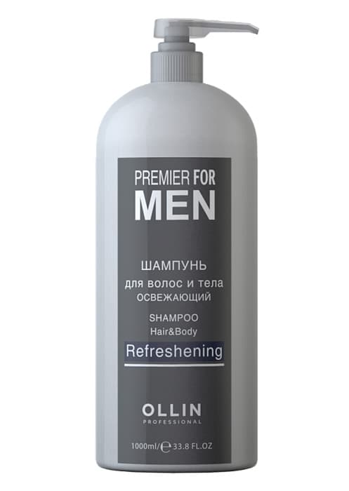 

Premier For Men Шампунь Для Волос И Тела Освежающий 1000 Мл