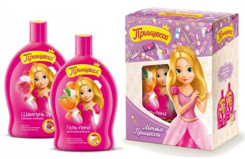 Подарочный Набор Мечты Принцессы Шампунь 2В1 300Мл  Гель Для Душа 300Мл