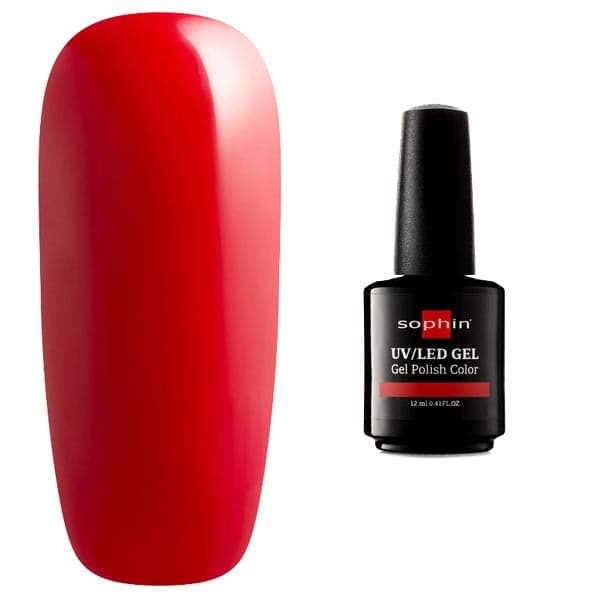 GEL POLISH COLOR UV/LED Гель-лак parisian red 12 мл