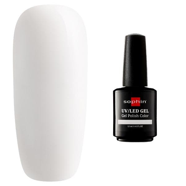 GEL POLISH COLOR UV/LED Гель-лак ultra white 12 мл