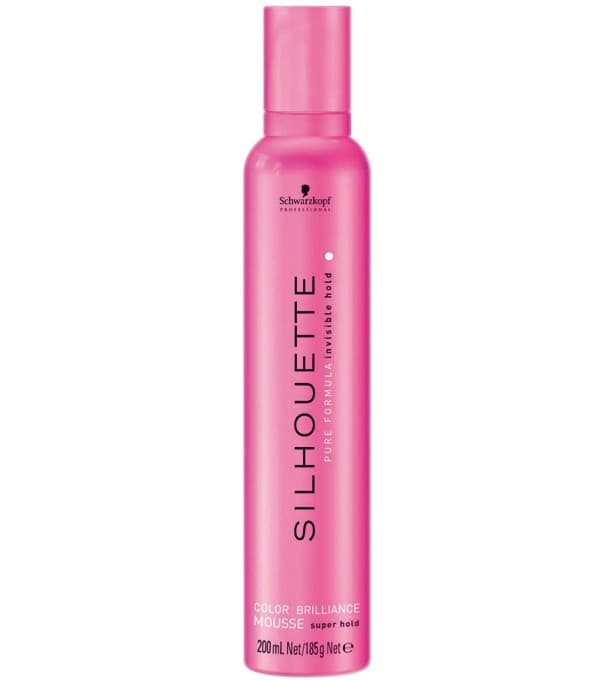 SILHOUETTE SUPER HOLD COLOUR BRILLIANCE MOUSSE Мусс для окрашенных волос сильной фиксации 500 мл