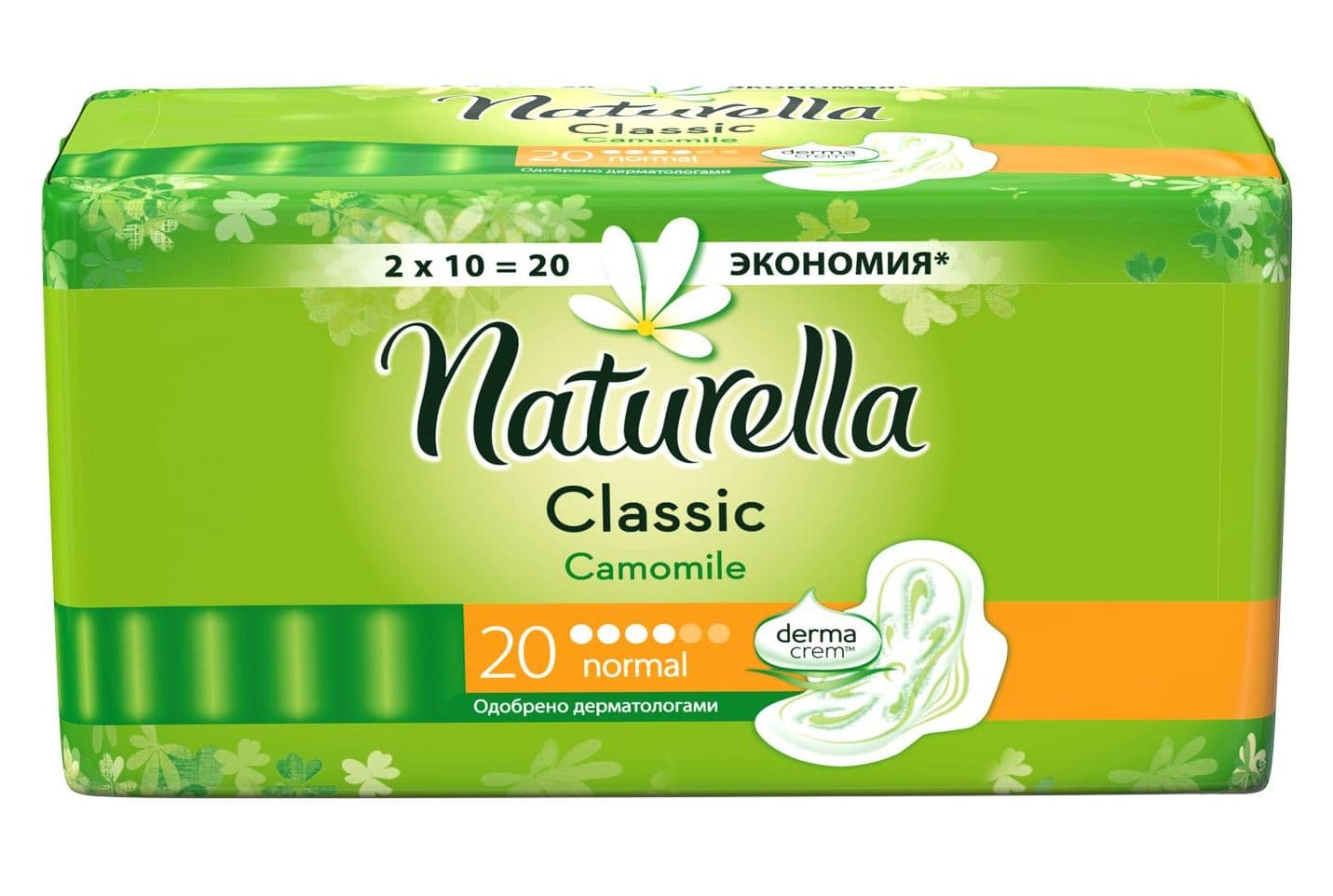 

Camomile Classic Гигиенические Прокладки Normal 20 Шт 250 Мл
