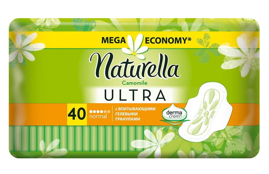 CAMOMILE Гигиенические прокладки Ultra Normal 40 шт