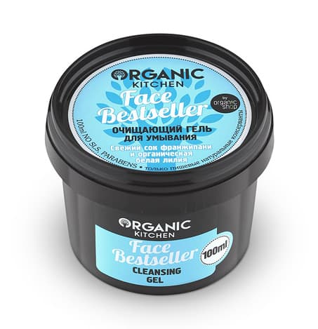 ORGANIC KITCHEN Гель для умывания очищающий FACE BESTSELLER 100 мл