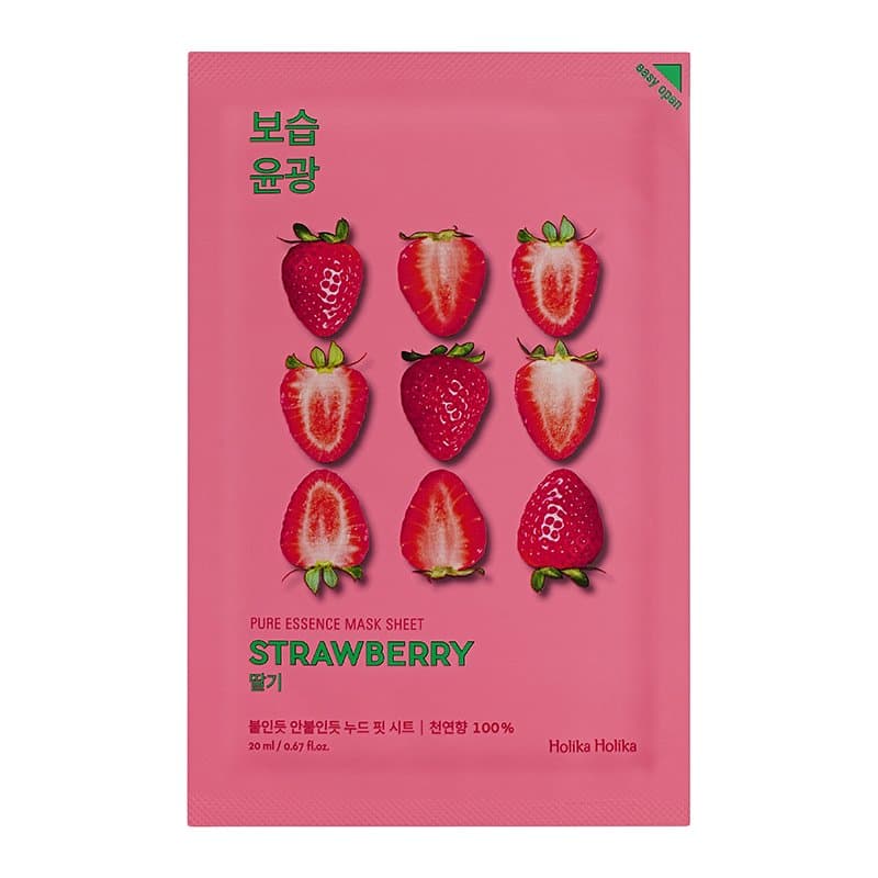 Pure Essence Strawberry Тканевая Маска Освежающая Клубника