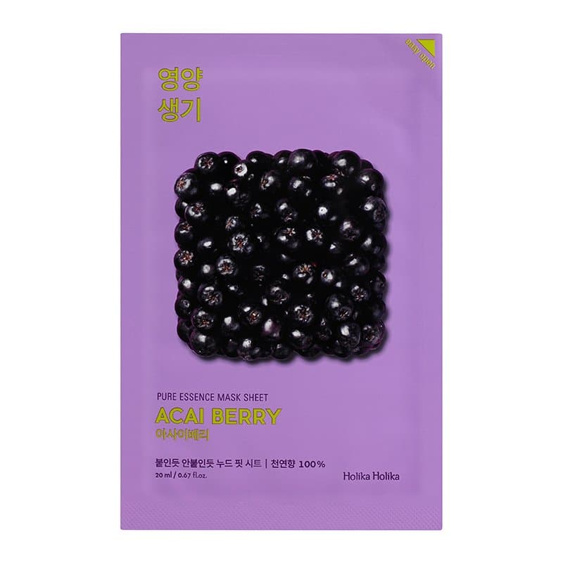 

Pure Essence Acai Berry Тканевая Маска Витаминизирующая Ягоды Асаи 20 Мл