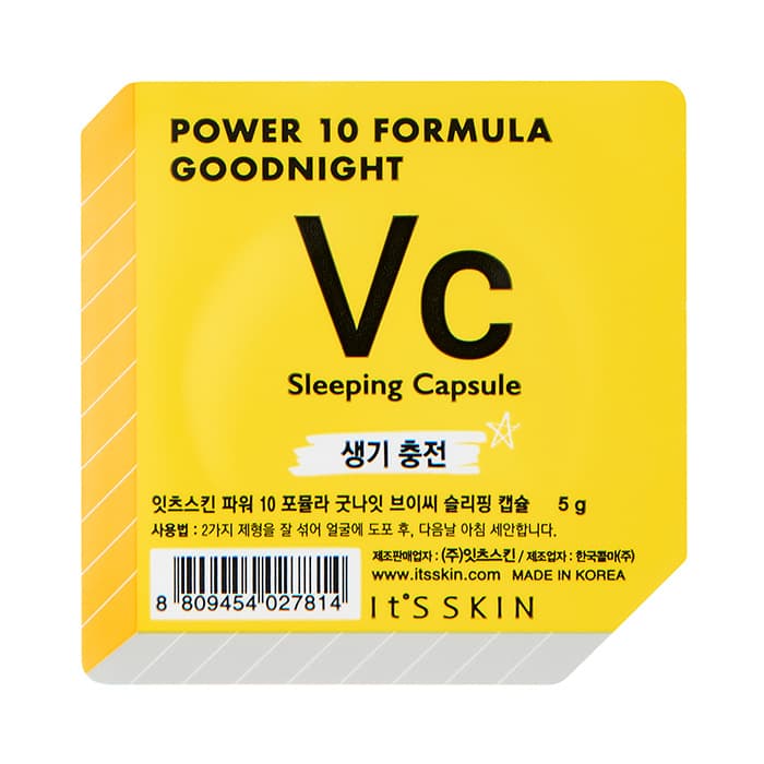Power 10 Formula Goodnight Vc Маска-Капсула Ночная Тонизирующая