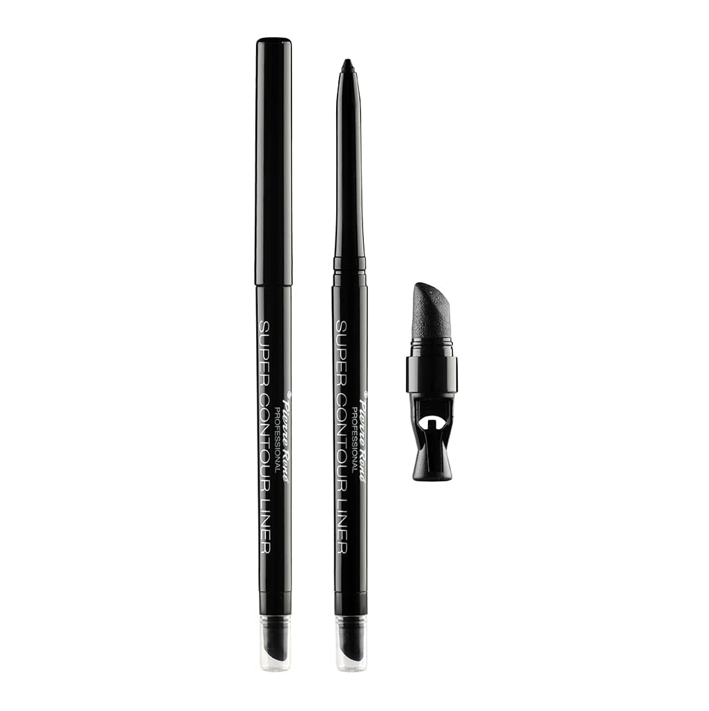 SUPER CONTOUR LINER Водостойкий карандаш-лайнер с растушевкой черный