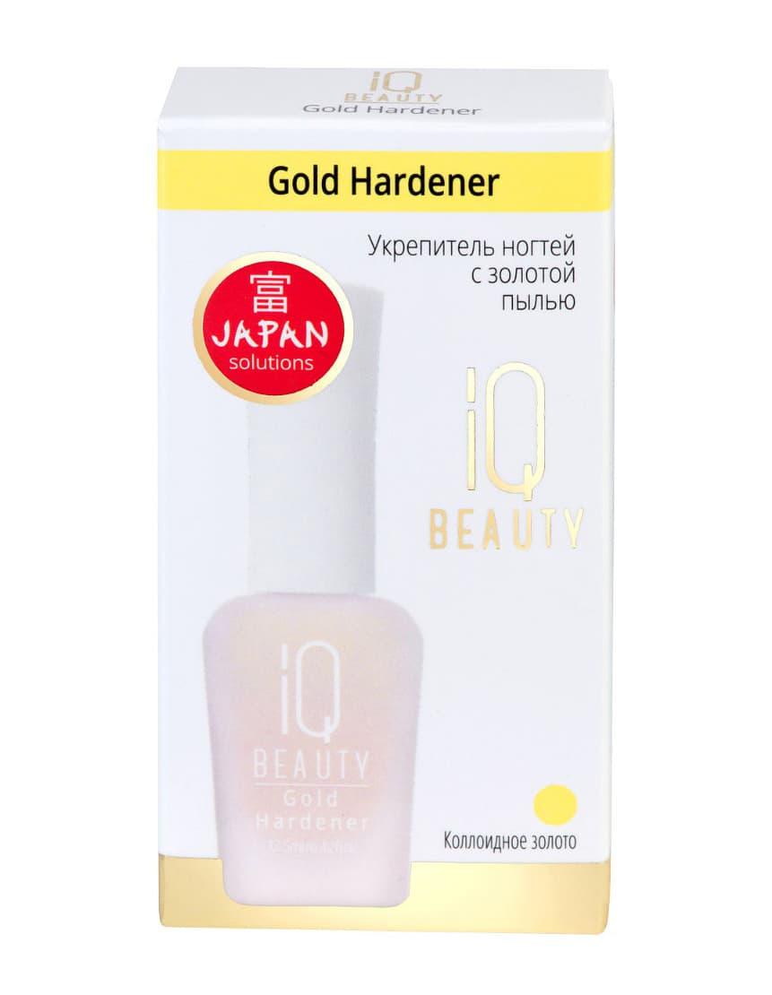 GOLD HARDENER Укрепитель ногтей с золотой пылью 12,5 мл