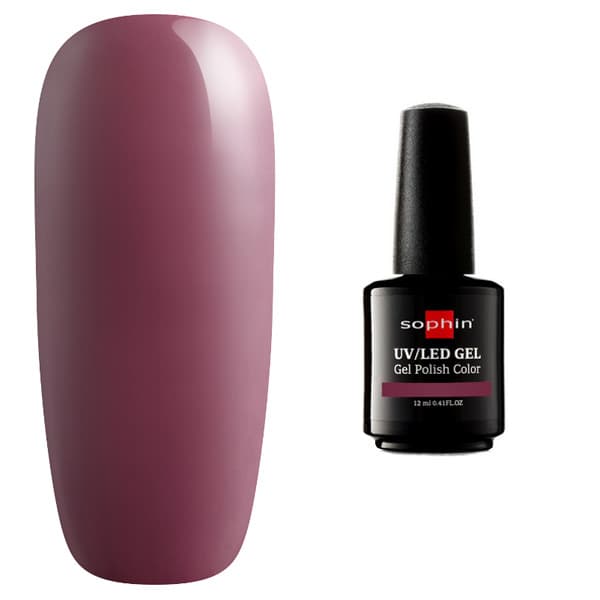 GEL POLISH COLOR UV/LED Гель-лак dusty plum 12 мл