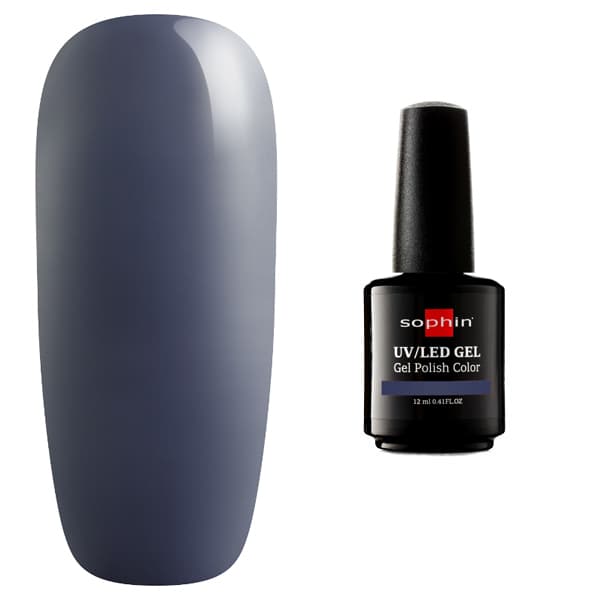 GEL POLISH COLOR UV/LED Гель-лак graphite grey 12 мл
