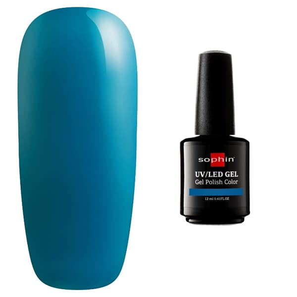 GEL POLISH COLOR UV/LED Гель-лак teal stone 12 мл