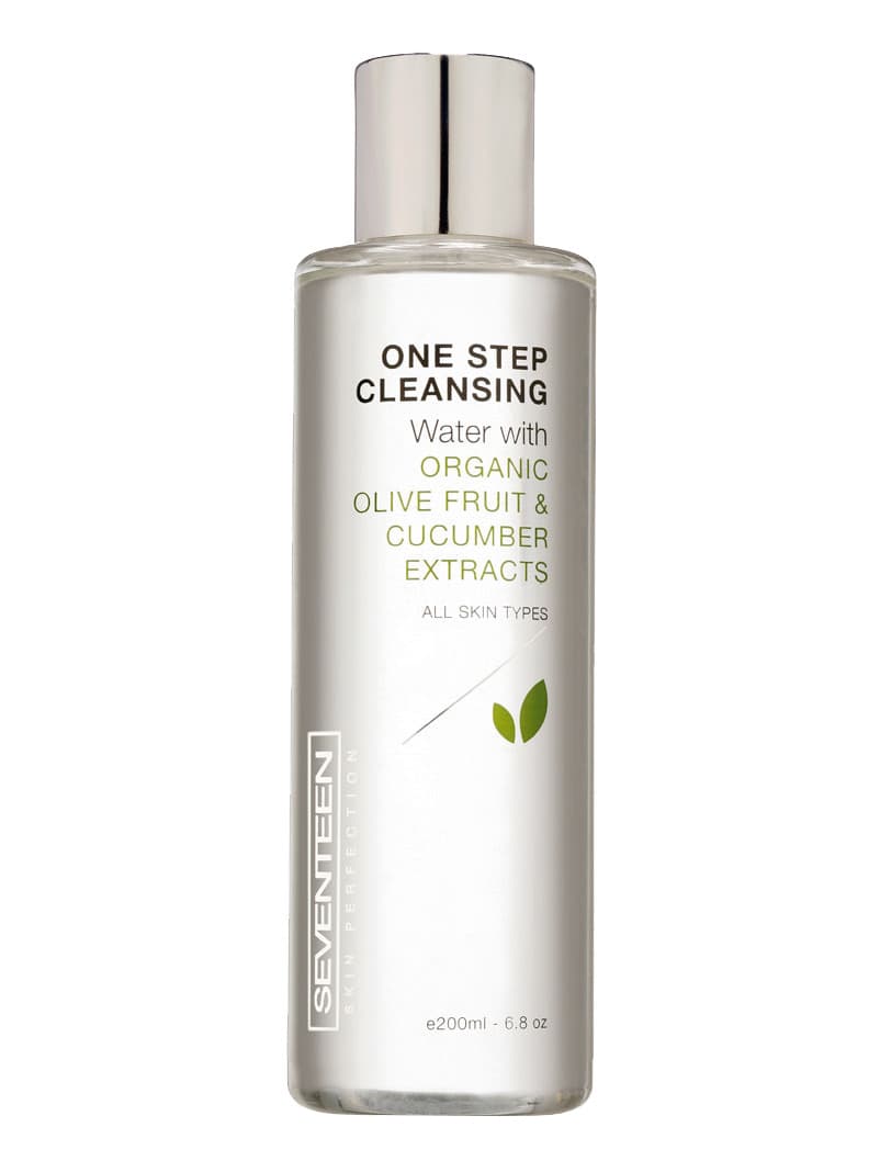 ONE STEP CLEANSING WATER Вода очищающая с экстрактом оливок и огурца 200 мл