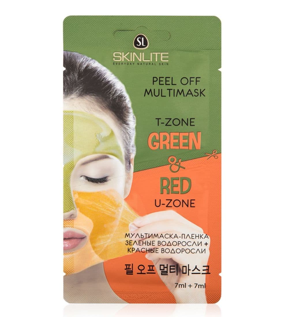 Peel Off Multimask Мультимаска-Пленка Красные Водоросли Зеленые