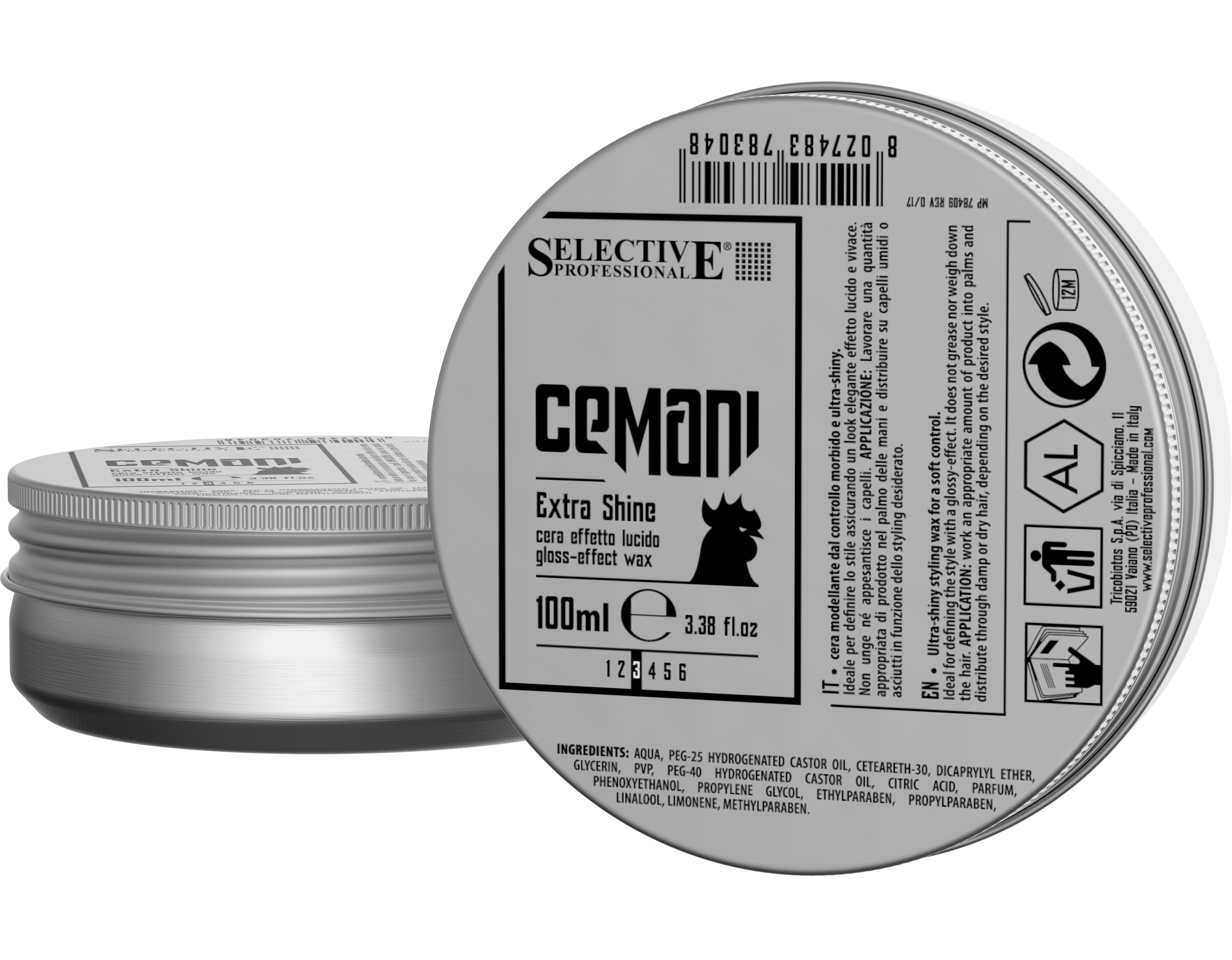 CEMANI EXTRA SHINE Воск для волос с глянцевым эффектом 100 мл