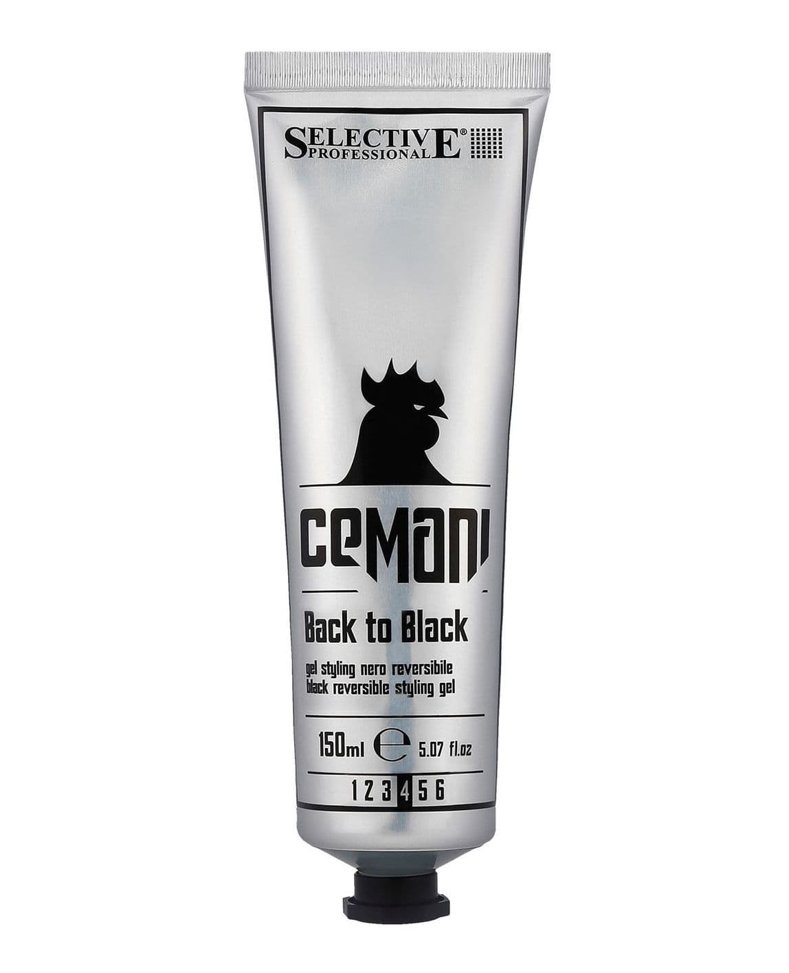 CEMANI BACK TO BACK Гель для укладки со смываемым черным пигментом 150 мл