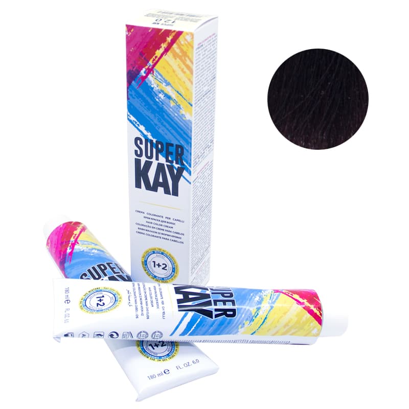 

Super Kay Крем Краска Для Волос № 4.23 Табачный Коричневый 180 Мл