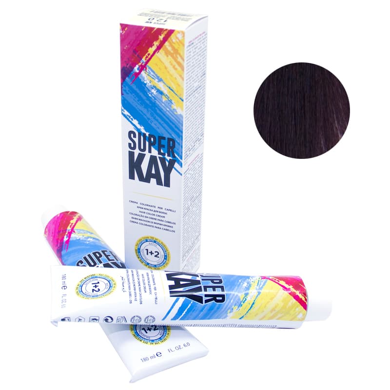

Super Kay Крем Краска Для Волос № 5.55 Светло Каштановый Красное Дерево Интенсивный 180 Мл