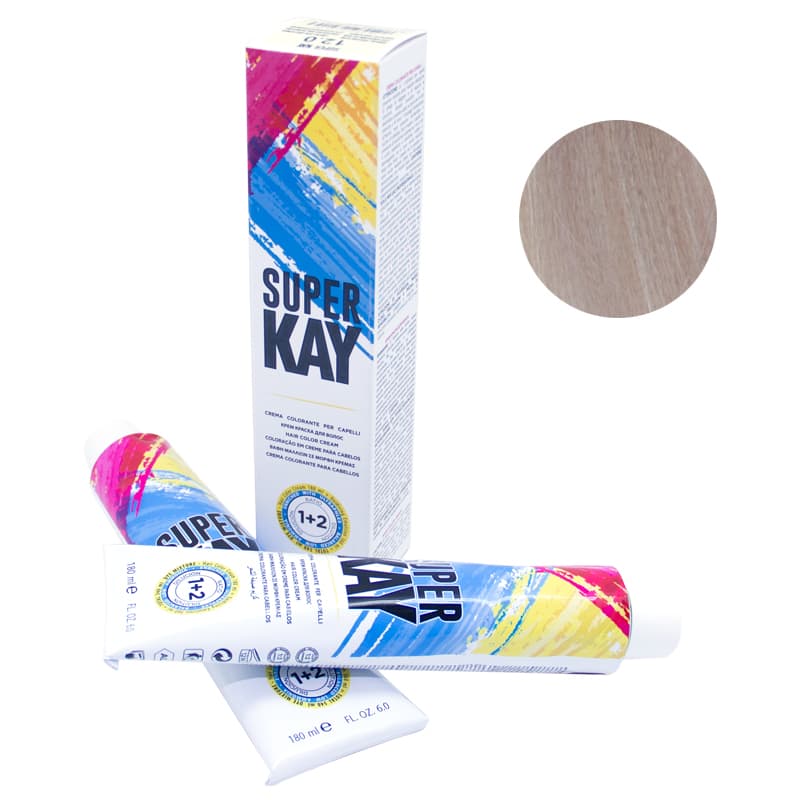 

Super Kay Крем Краска Для Волос № 11.1 Cупер Платиновы Пепельный Блонд 180 Мл