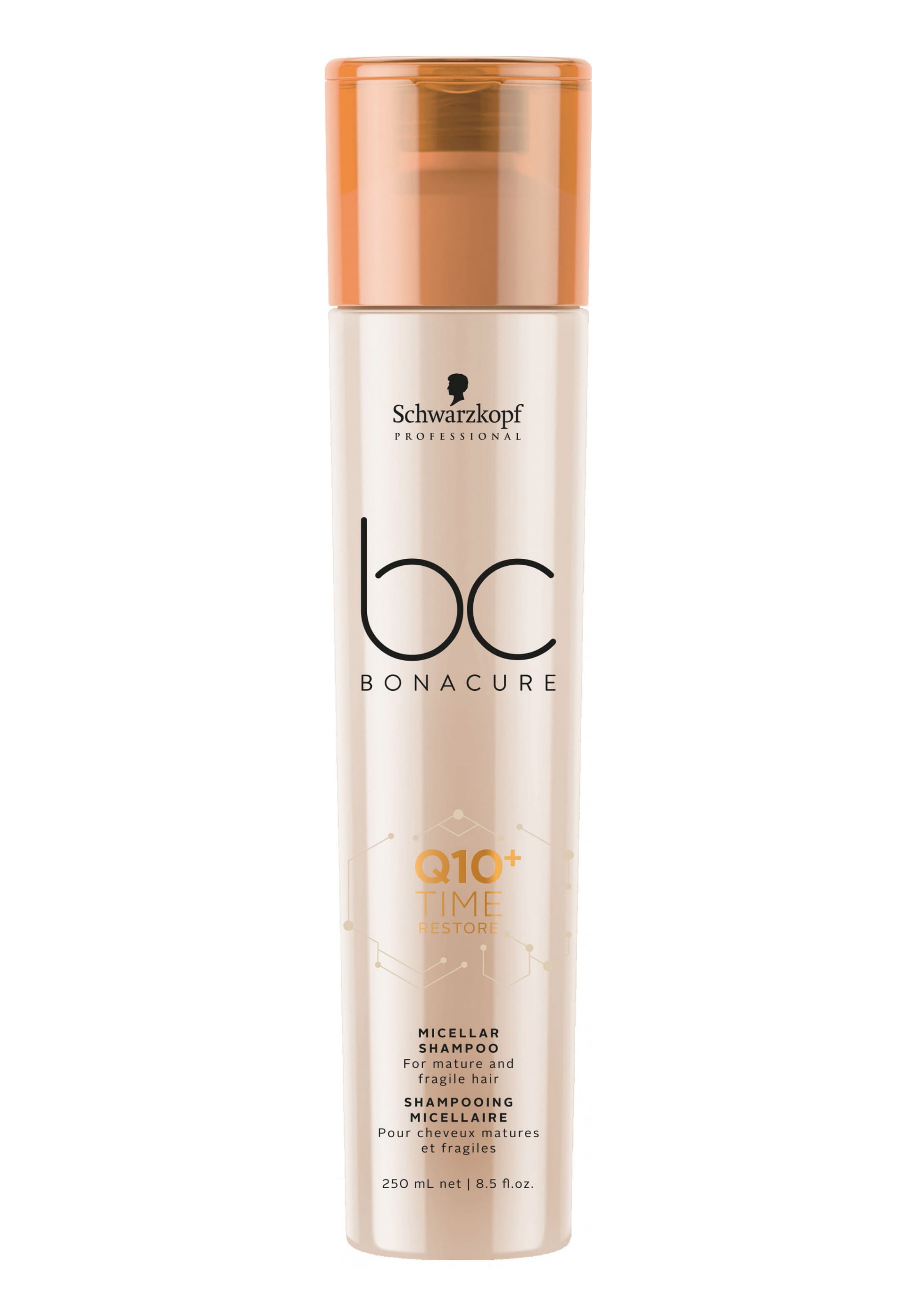 BONACURE Q10+ TIME RESTORE Мицеллярный шампунь 250 мл