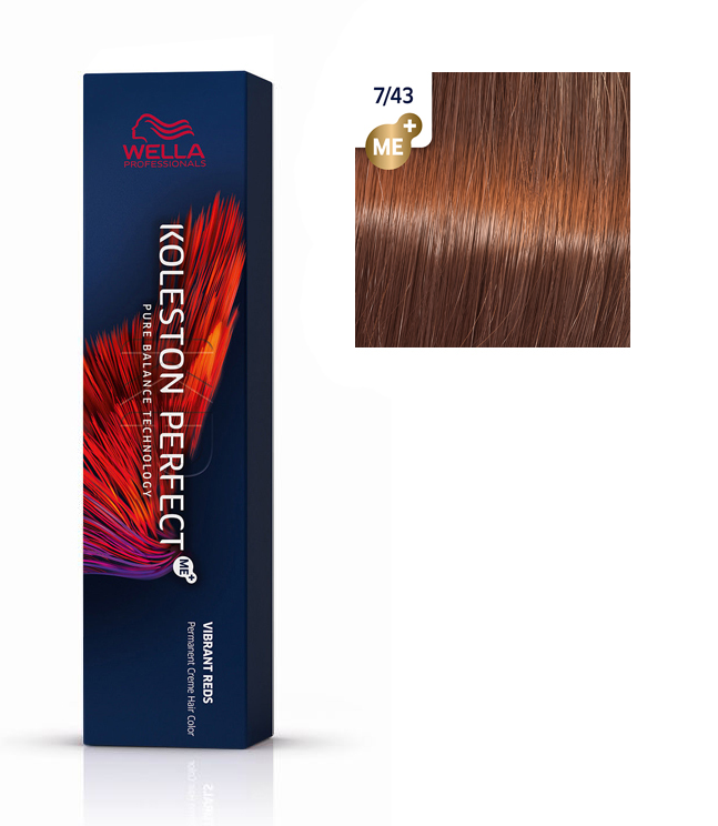 KOLESTON PERFECT Краска для волос № 7/43 Красный тициан 60 мл NEW
