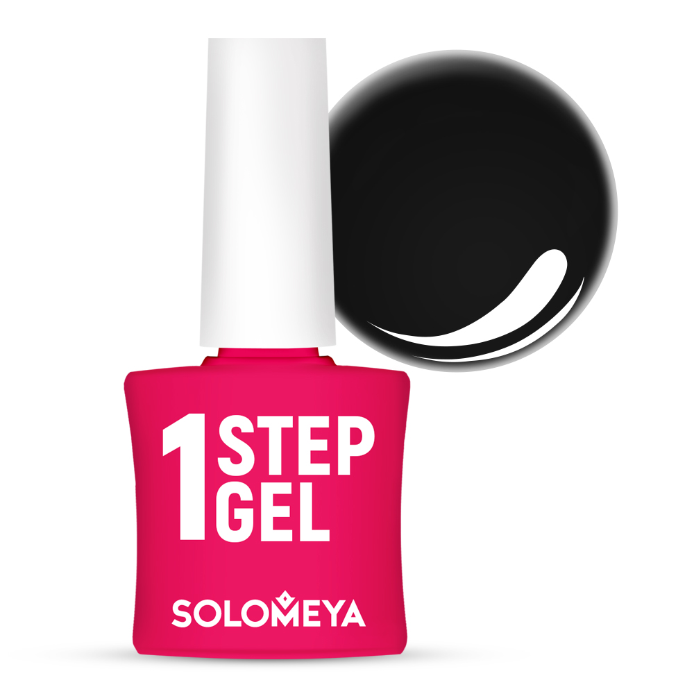 1 STEP GEL Однофазный гель-лак № 23 Ночь 5 мл