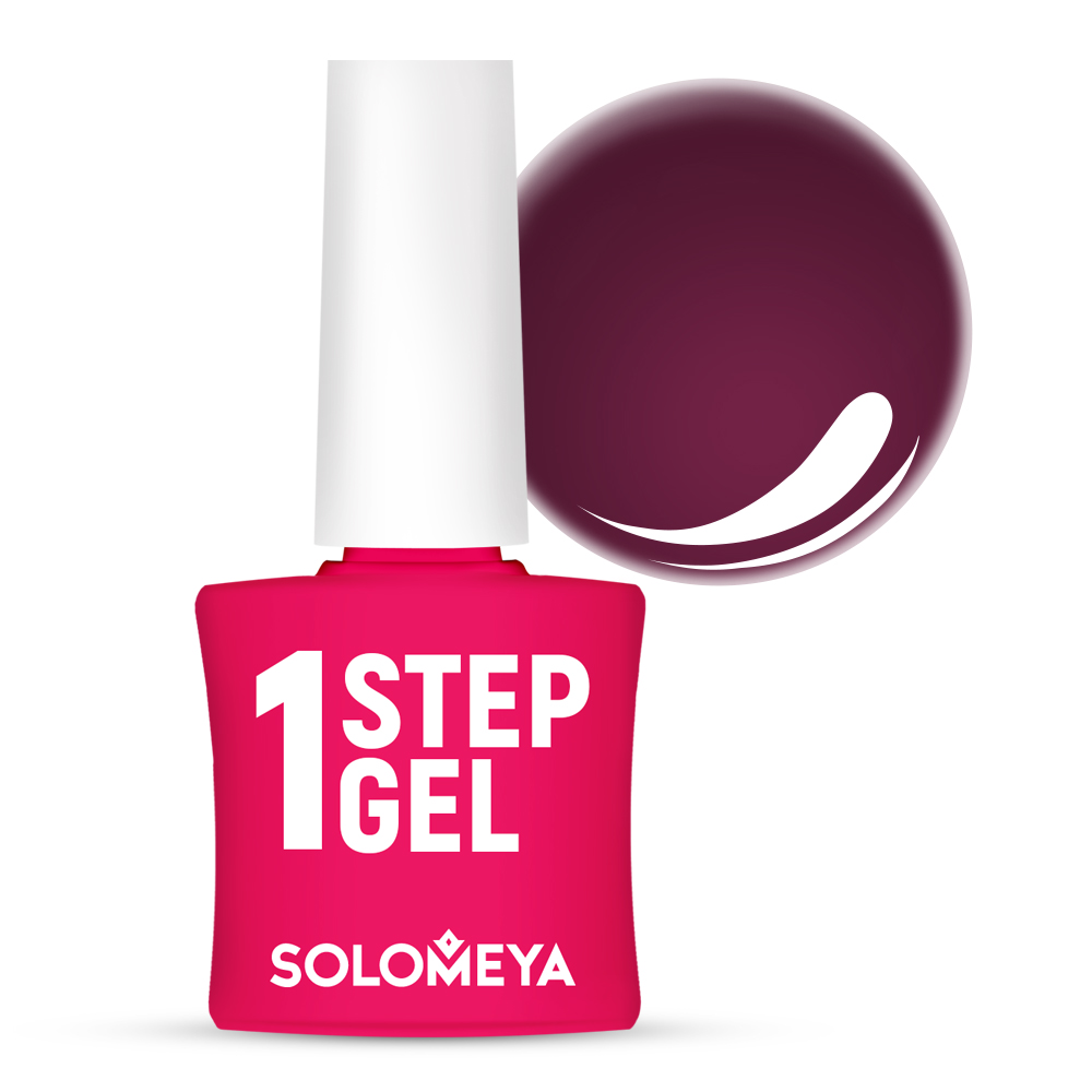 1 STEP GEL Однофазный гель-лак № 14 Вишня 5 мл