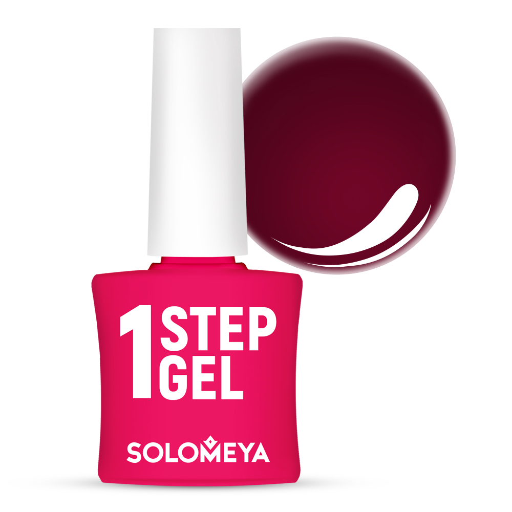 1 STEP GEL Однофазный гель-лак № 21 Ежевика 5 мл
