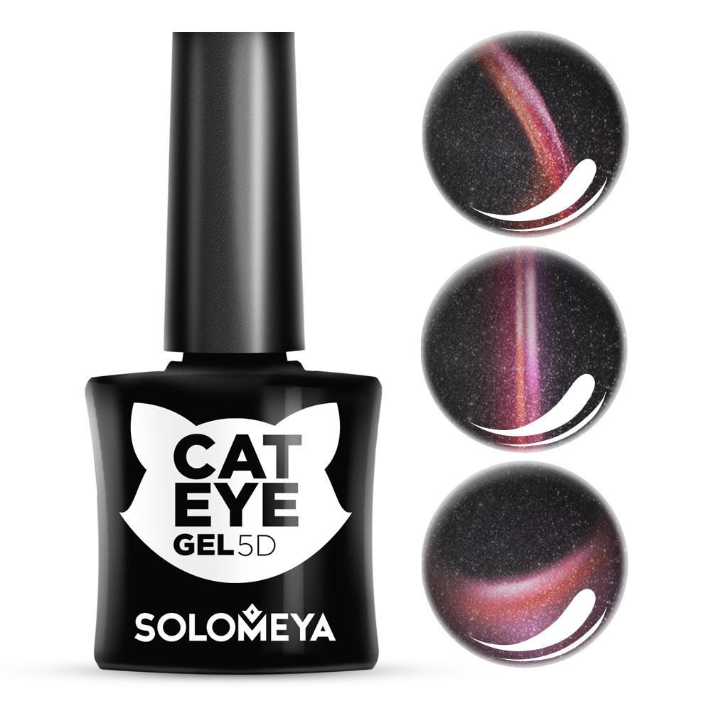 

Cat Eye Gel 5D Гель-Лак Кошачий Глаз № 1Британка 5 Мл