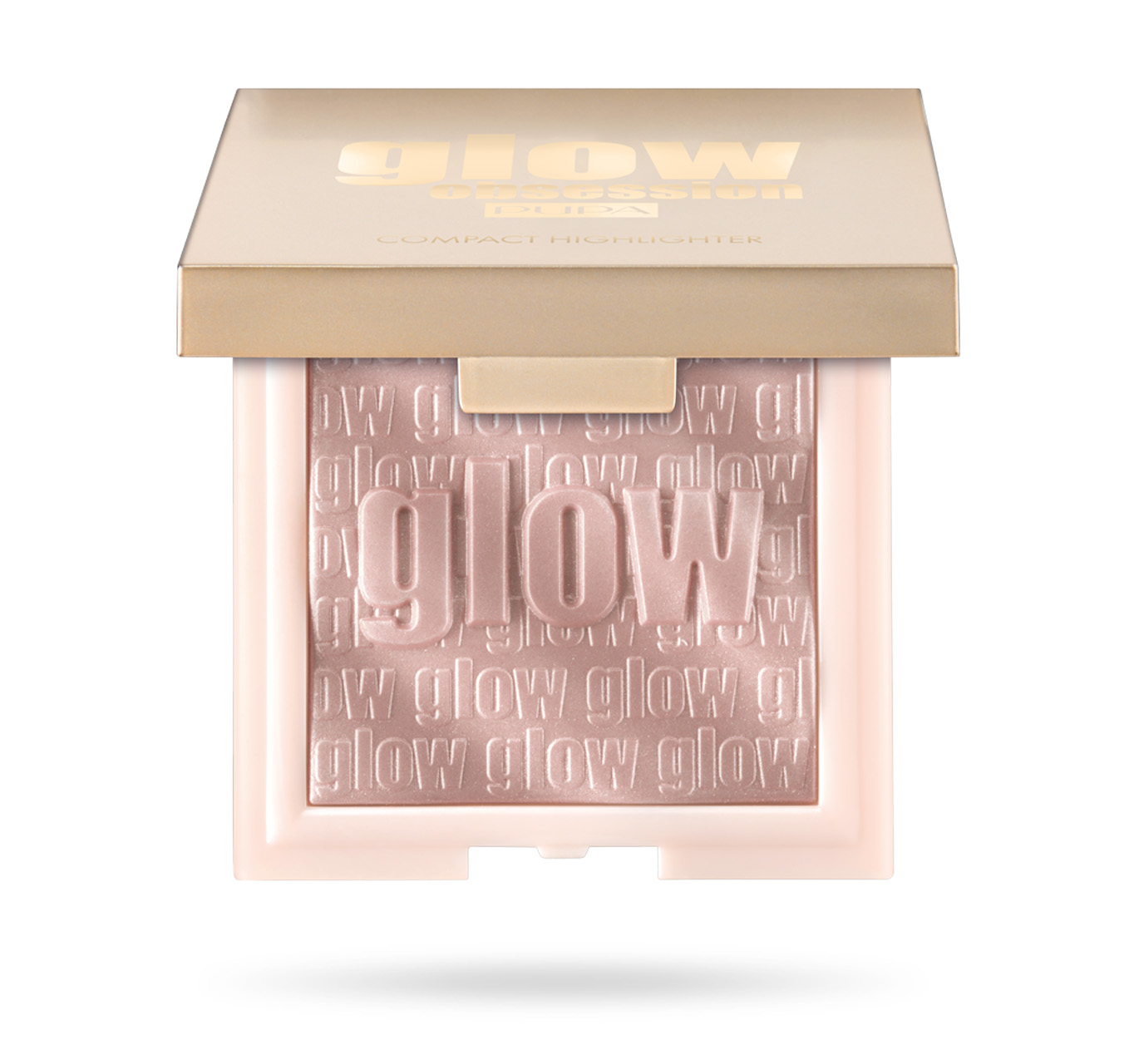 GLOW OBSESSION COMPACT HIGHLIGHTER Хайлайтер компактный № 002 Розово-золотой