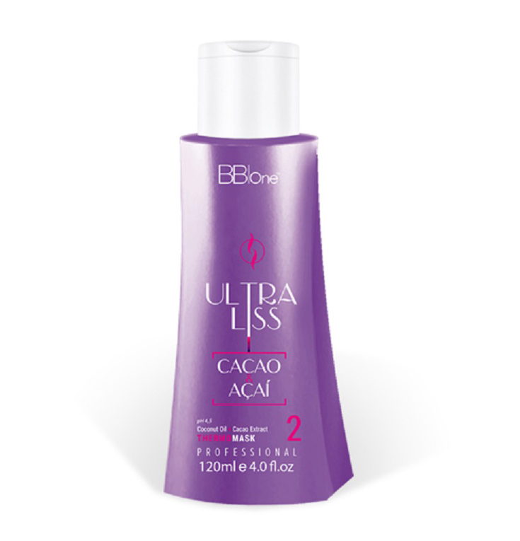 

Ultra Liss Ultra Thermo Mask Cacao And Acai Шаг 2 Кератин 120 Мл