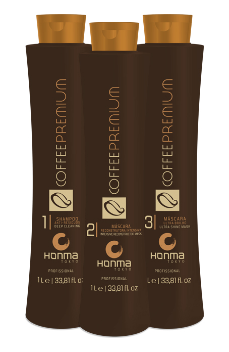 

Набор Кератина Для Жестких Волос Coffee Premium All Liss № 03